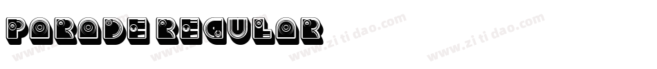 Parade Regular字体转换